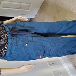 Dickies Size L cargo scrub pants